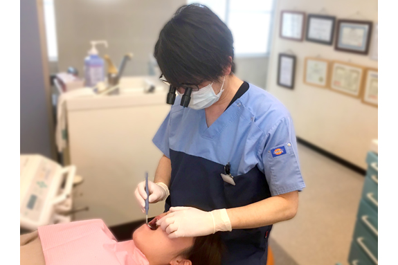 西鉄平尾駅・【松尾歯科クリニック】・口腔内写真の確認