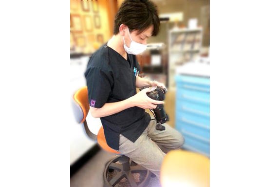 西鉄平尾駅・【松尾歯科クリニック】・口腔内写真の確認